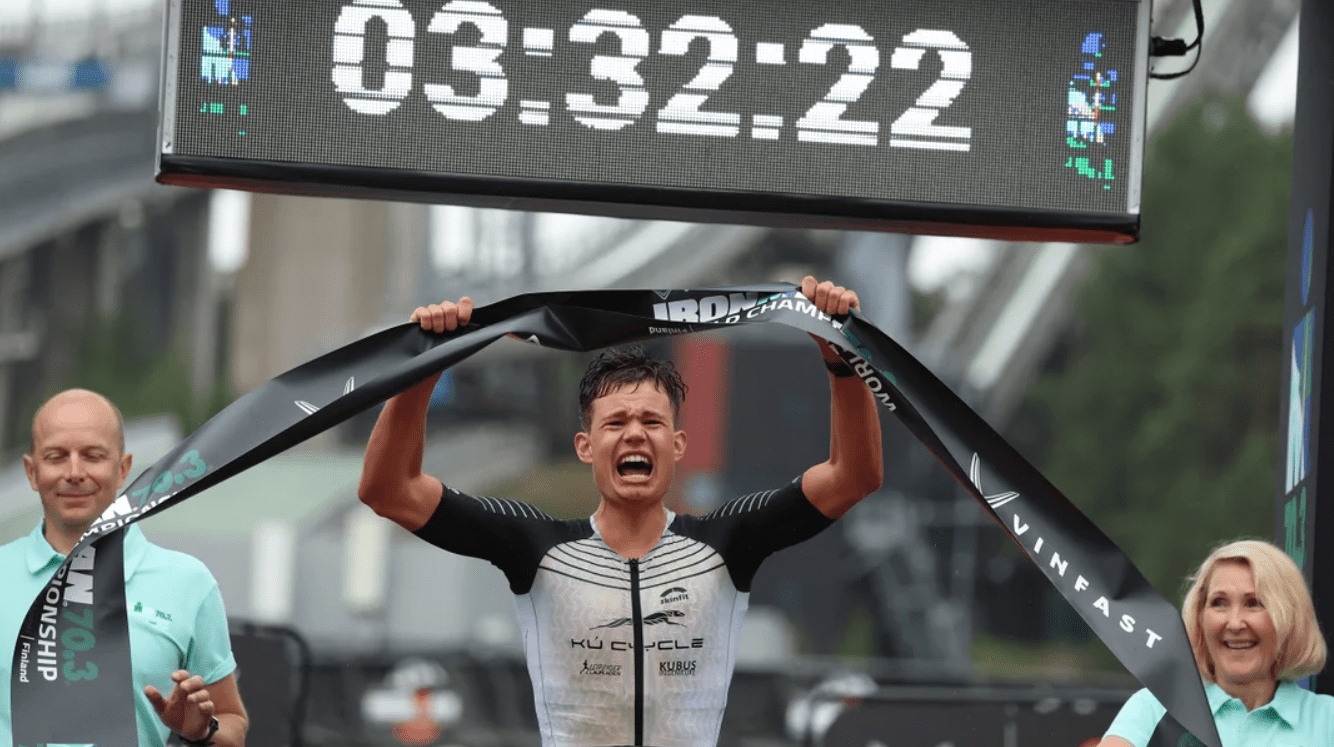 德國Rico Bogen成為目前 IRONMAN 70.3 賽事史上最年輕的冠軍得主！