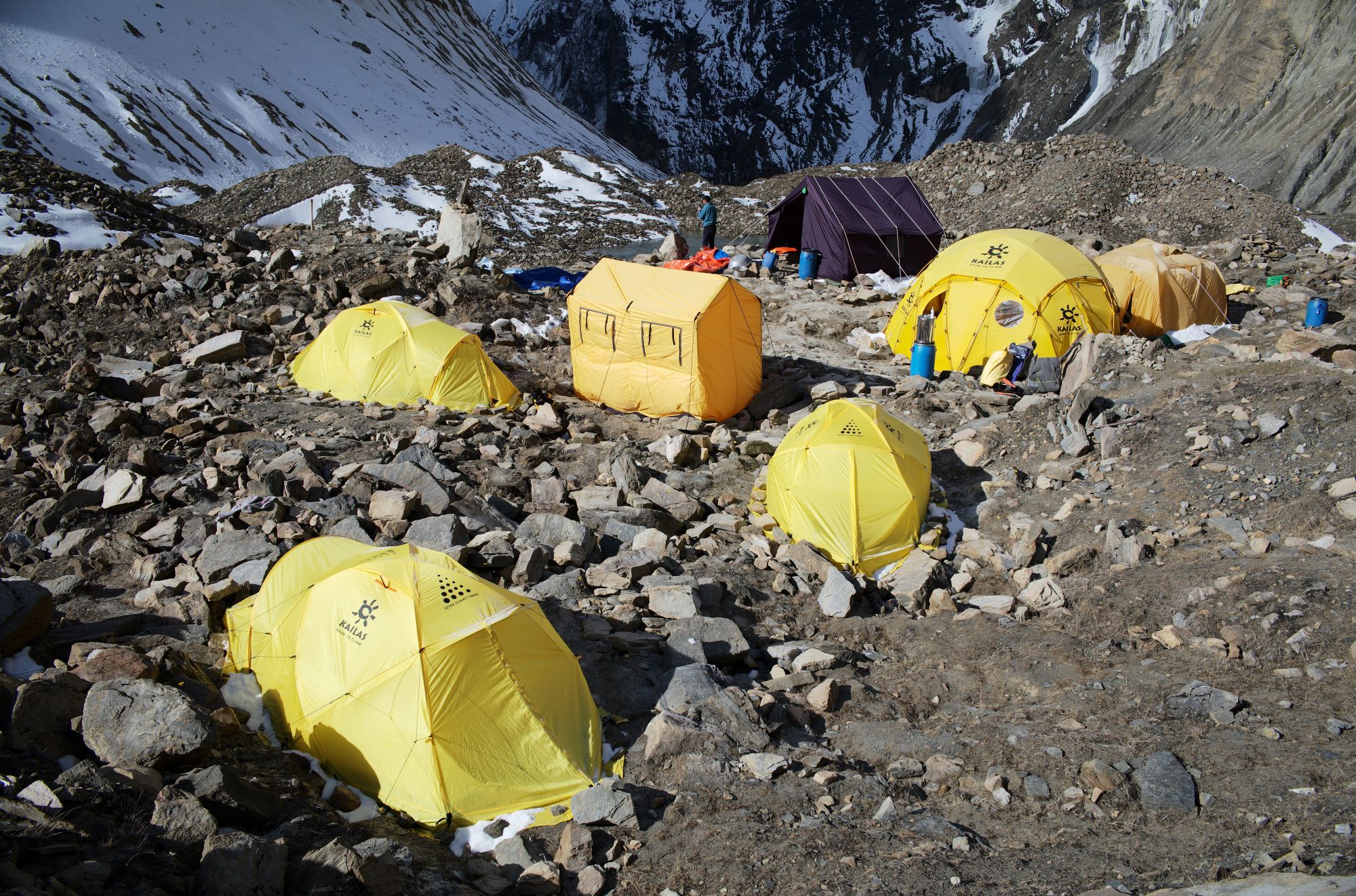 道拉吉里Japanese camp小基地營全貌。(圖片來源：雪羊視界)