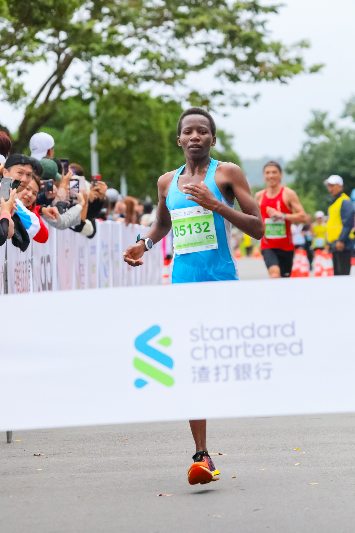 來自肯亞的 Monica Watetu Ndiritu 以2小時49分02秒的成績，勇奪2023渣打馬全馬女子組冠軍