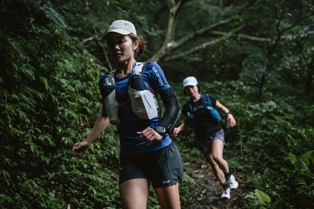 張菀芳教練帶領Salomon學員奔馳山徑