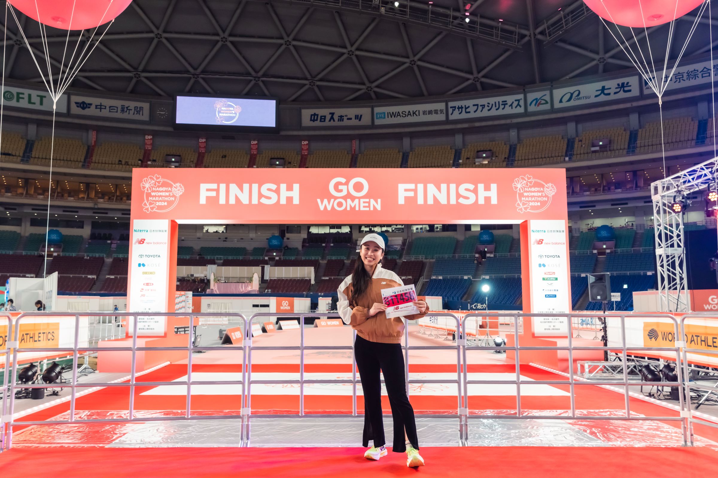 雅茹在名古屋女子馬拉松跑出活力與信心。圖片來源：New Balance