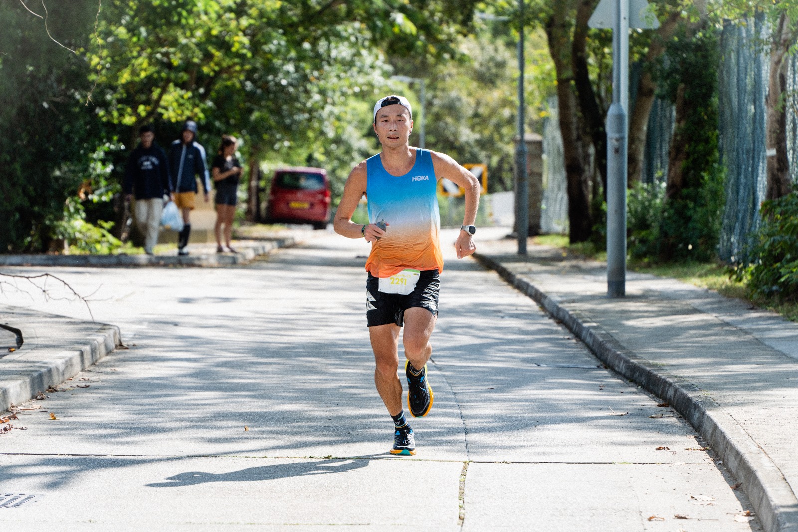 專業越野跑教練/資深長跑運動員 / Suunto 大使（KFC）張祺豐，去年首次參加了「飛越大嶼」25公里賽事。圖片來源：UTMB® 「飛越大嶼」 