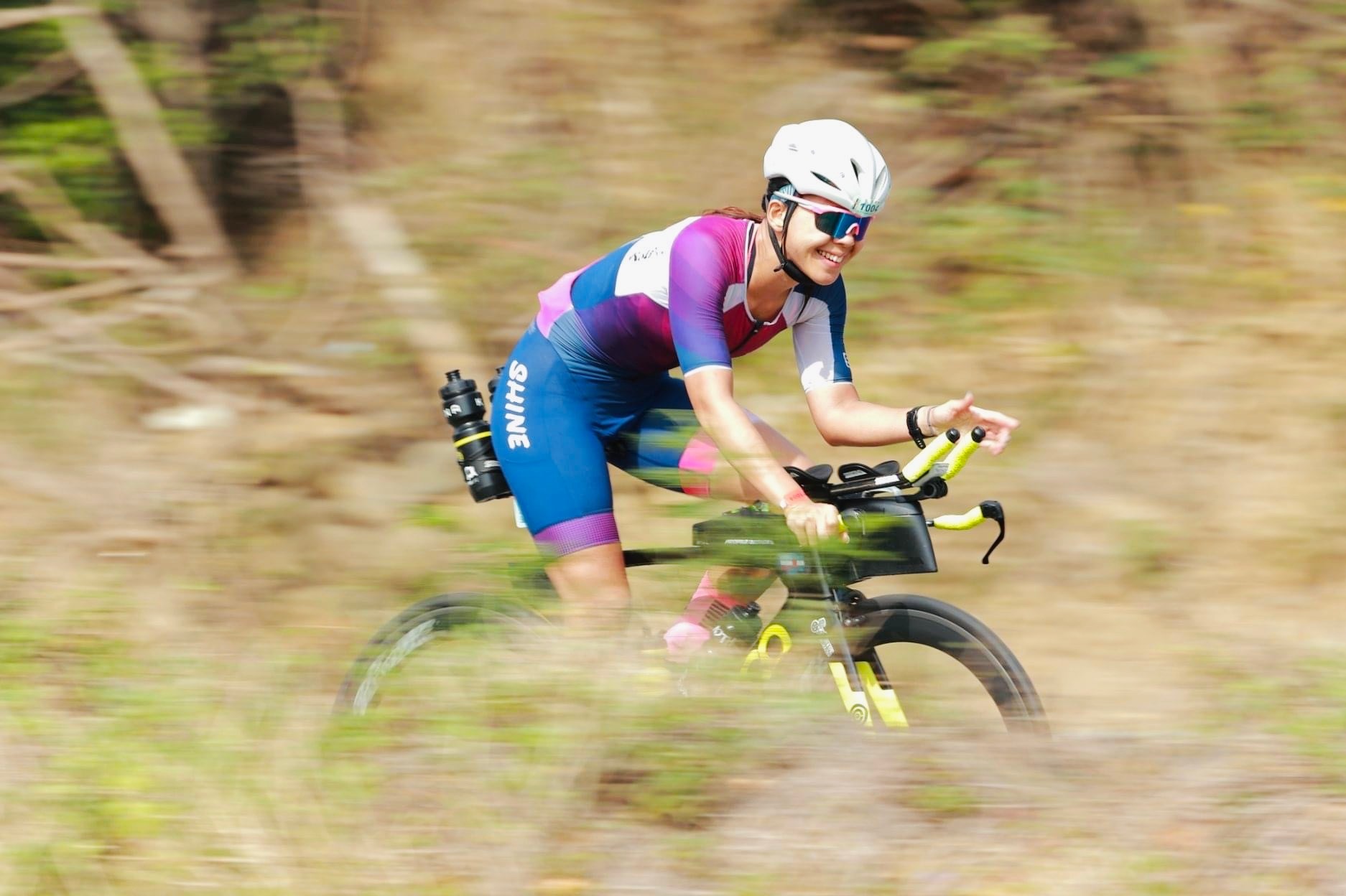 還沒懷孕前，徐慧安參賽 IRONMAN 70.3 墾丁站