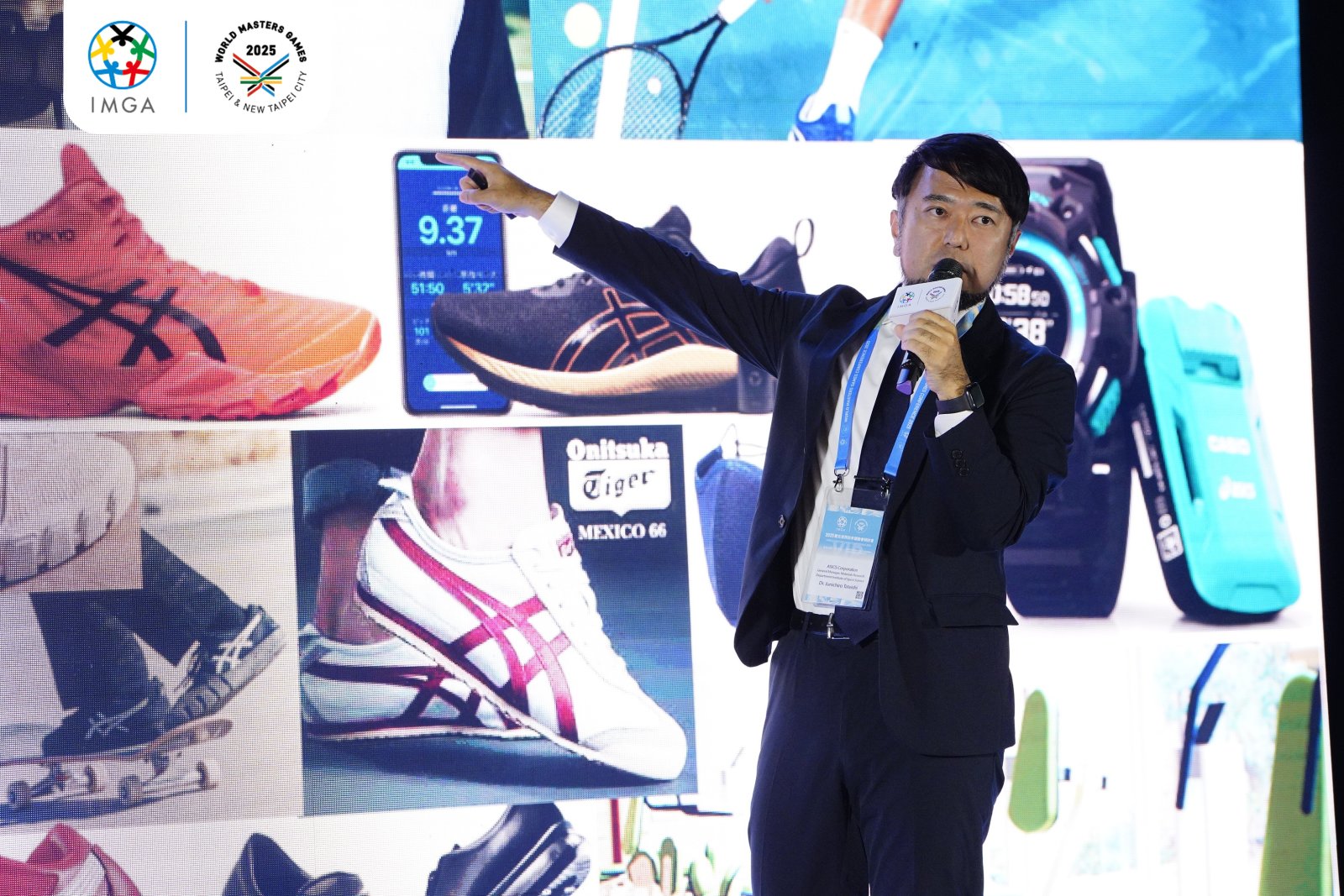日本ASICS材料研究部部長立石純一郎分析高齡化市場下，品牌如何透過材料創新延展使用者