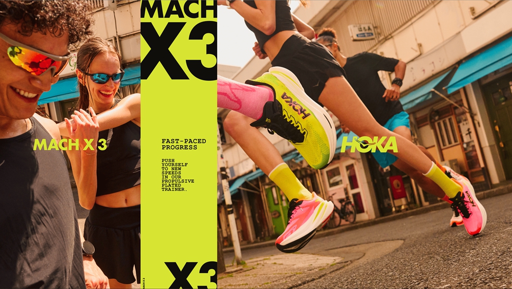 HOKA Mach X 3為跑者追求突破目標的速度訓練跑鞋