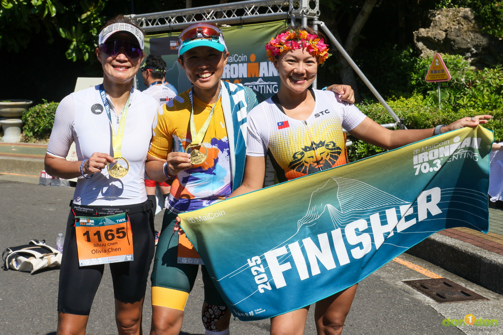 魏君帆，高玉美及陳思如等3人在IRONMAN 世界錦標賽 KONA後接著參加IRONMAN70.3墾丁賽事