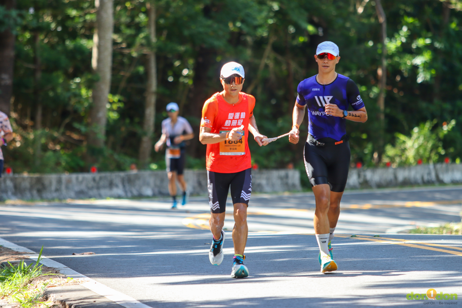 視障鐵人李協興 在陪賽員吳冠融帶領下刷新個人最佳成績