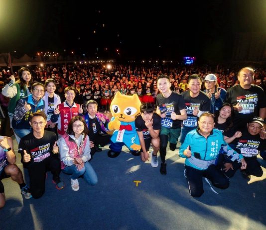 第二屆竹北半城路跑 日本玉名喵飛台應援