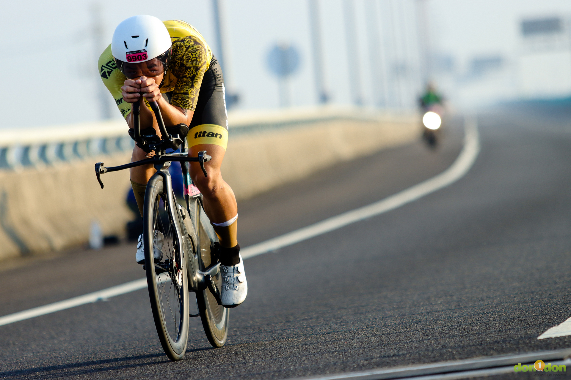 江典祐達成目標刷新賽道紀錄的目標,他說「在轉換區的時候與學長的距離很近,沒想到出轉換區後差距瞬間被拉大,亂了比賽節奏,還好後面有調整回來,順利達成目標