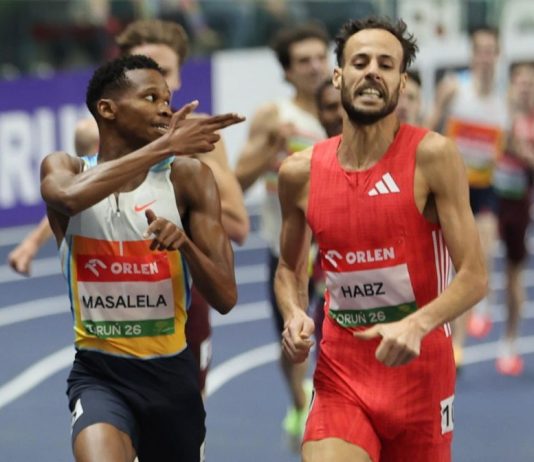 波札那選手被取消資格 從手勢與髒話談競技問題 照片來源:runningmagazine.ca