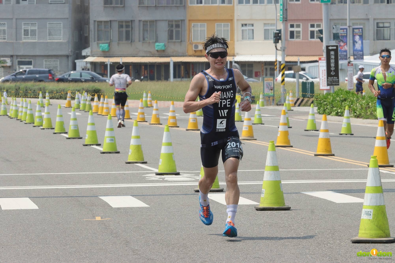江家瑋在澎湖以國內第3的成績完成他的初次IRONMAN賽事