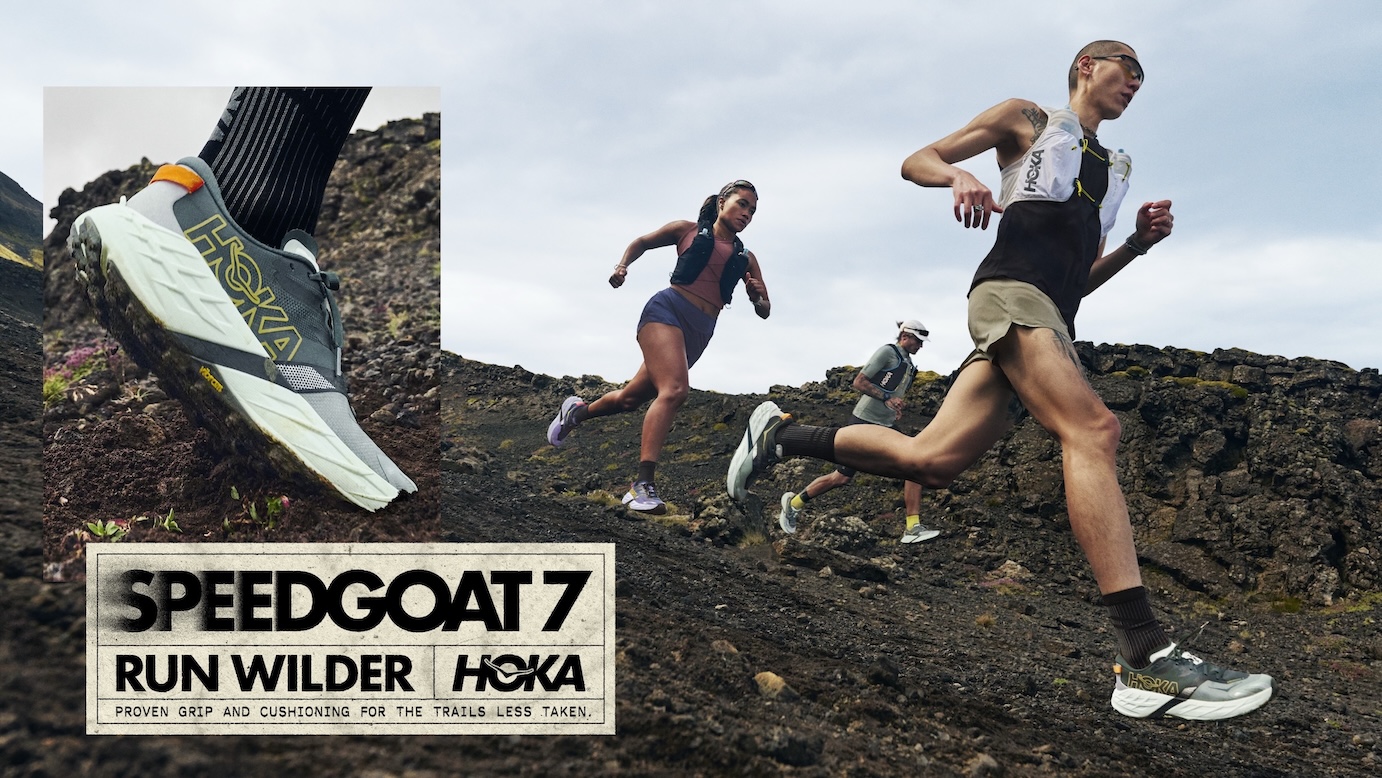 HOKA 徵召全球冒險者，挑戰 7,000 英呎垂直極限，最強裝備 Speedgoat 7 領航每一哩探險之路。